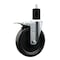 Service Caster 6'' Phenolic Swivel 1-3/4'' Expanding Stem Caster Total Lock Brake SCC-EXTTL20S615-PHS-134 - alternate 1